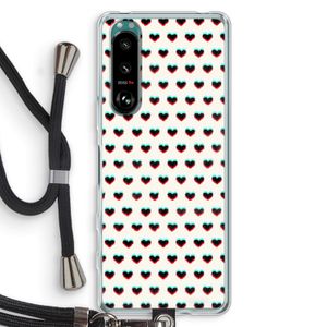 Hartjes: Sony Xperia 5 III Transparant Hoesje met koord
