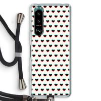 Hartjes: Sony Xperia 5 III Transparant Hoesje met koord
