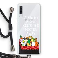Bento a day: Samsung Galaxy A70 Transparant Hoesje met koord