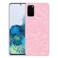 Samsung Galaxy S20 Plus | TPU Case | White Flowers