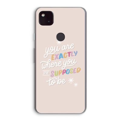 Right Place: Google Pixel 4a 5G Transparant Hoesje