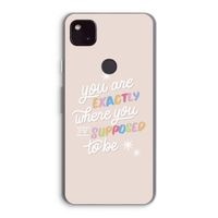Right Place: Google Pixel 4a 5G Transparant Hoesje