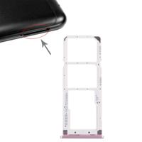 2 x SIM-kaart lade + micro SD-kaart lade voor Xiaomi Redmi 6 Pro (Rose Gold)
