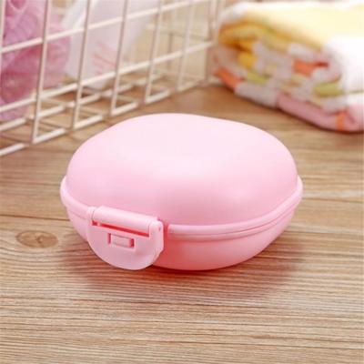 3 stuks badkamer schotel plaat geval Home douche reizen wandelen houder container Soap Box (roze)