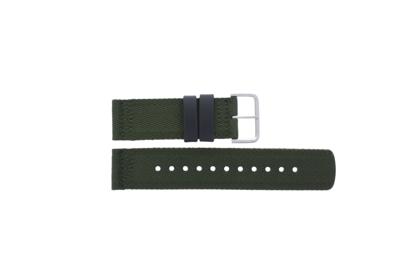 Horlogeband Casio PRG-600YB-3 / 10530879 Nylon/perlon Groen 24mm