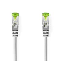 Nedis CAT7 Netwerkkabel | S/FTP | RJ45 Male | RJ45 Male | 1.00 m | Snagless | Rond | LSZH | Grijs | Label - CCGL85420GY10