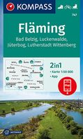 Wandelkaart 747 Fläming | Kompass