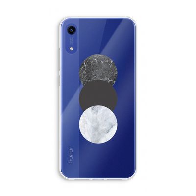 Marmeren cirkels: Honor Play 8A Transparant Hoesje