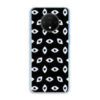 Eyes pattern: OnePlus 7T Transparant Hoesje