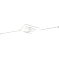 Draaibare LED Plafondlamp 17W - Natuurlijk Wit 4000K - Mat Wit Metaal