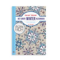 Het grote winter kleurboek voor volwassenen met naam en foto - Softcover - thumbnail