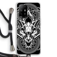 Oh Deer: Oppo A95 5G Transparant Hoesje met koord