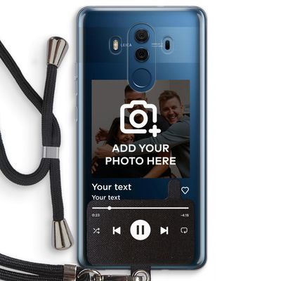 Music Player: Huawei Mate 10 Pro Transparant Hoesje met koord