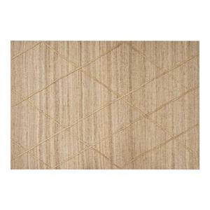 Beliani - YUVACIK - Laagpolig vloerkleed - Beige - 160 x 230 cm - Jute