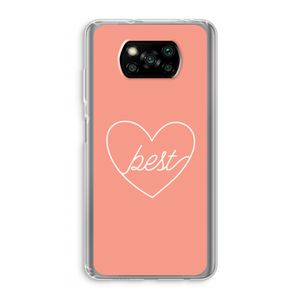 Best heart: Xiaomi Poco X3 NFC Transparant Hoesje