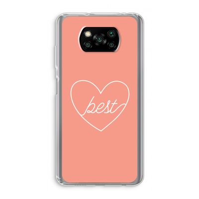Best heart: Xiaomi Poco X3 NFC Transparant Hoesje