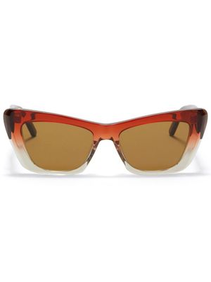 Palm Angels Eyewear lunettes de soleil Hermosa à monture papillon - Rouge