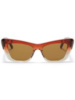 Palm Angels Eyewear lunettes de soleil Hermosa à monture papillon - Rouge