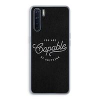 Capable: Oppo A91 Transparant Hoesje