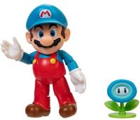Super Mario Action Figure - Ice Mario with Ice Flower - thumbnail