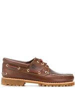 Timberland chaussures bateau à semelle épaisse - Marron