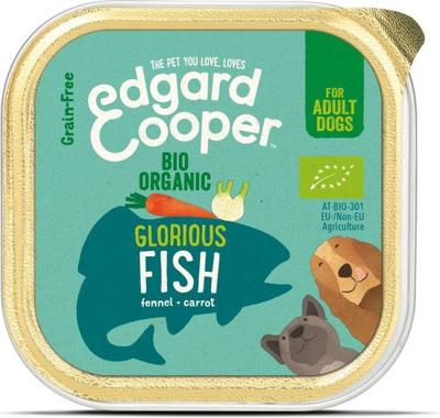 Hond kuipje vis organische box 100g - Edgard en cooper