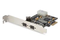 Digitus DS-30203-2 3 poorten FireWire 800-controllerkaart FireWire 800 PCIe