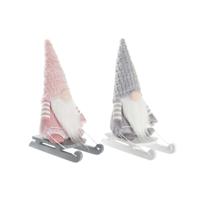 Decoratieve figuren DKD Home Decor Kerstmis Kabouter Polyester (15 x 25 x 35 cm) (2 Stuks)