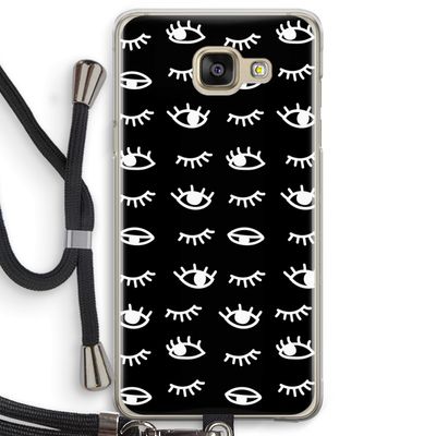 Eye pattern #3: Samsung Galaxy A5 (2016) Transparant Hoesje met koord