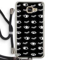 Eye pattern #3: Samsung Galaxy A5 (2016) Transparant Hoesje met koord