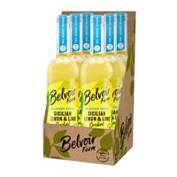 Belvoir no added sugar sicilian lemon & lime cordial (6x 500ml)