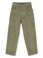 Ralph Lauren Kids pantalon cargo à logo imprimé - Vert