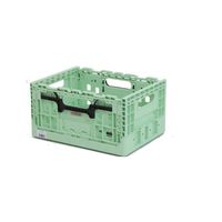Smart Crate Licht Groen met zwarte grepen