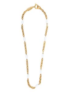 CHANEL Pre-Owned collier Gripoix à perles de verre (1995) - Or