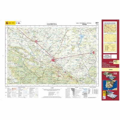 Topografische kaart 877 MT50 Llerena | CNIG - Instituto Geográfico Nacional1