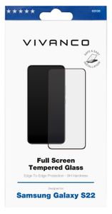 Vivanco Screenprotector (glas) Samsung Galaxy S22, Samsung Galaxy S23 1 stuk(s) 2.5DGLASVVSGS22