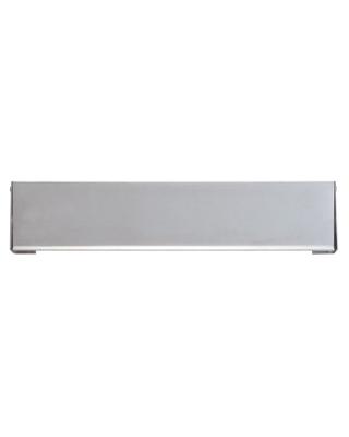 Hardbrass Tochtklep rechthoek 340x75mm - RVS