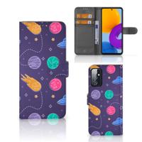 Samsung Galaxy M52 | Wallet Case | met Pasjes | Space