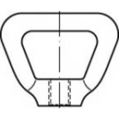 TOOLCRAFT TO-5454801 Kooimoeren M12 80704 Messing 10 stuk(s)