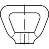TOOLCRAFT TO-5454801 Kooimoeren M12 80704 Messing 10 stuk(s) - thumbnail