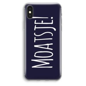 Moatsje!: iPhone XS Max Transparant Hoesje