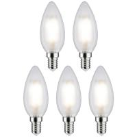 Paulmann 29096 LED-lamp Energielabel F (A - G) E14 Kaars 4.8 W Neutraalwit (Ø x h) 35 mm x 98 mm 5 stuk(s)