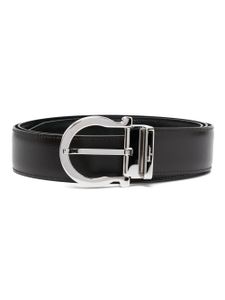 Ferragamo ceinture à boucle Gancini - Noir