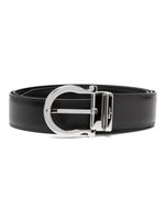 Ferragamo ceinture à boucle Gancini - Noir - thumbnail