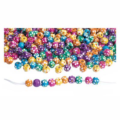 Colorations - houten rijgkralen bloem, 225 gram