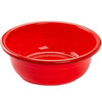 Grote kunststof teiltje/afwasbak rond 11 liter rood