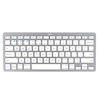 Toetsenbord Trust 24654 Zilver