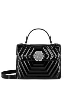 Philipp Plein sac matelassé Hexagon - Noir