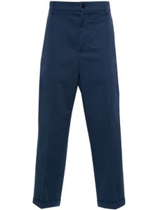 Kenzo pantalon chino à coupe droite - Bleu