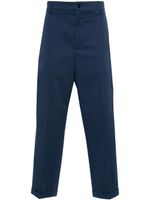 Kenzo pantalon chino à coupe droite - Bleu